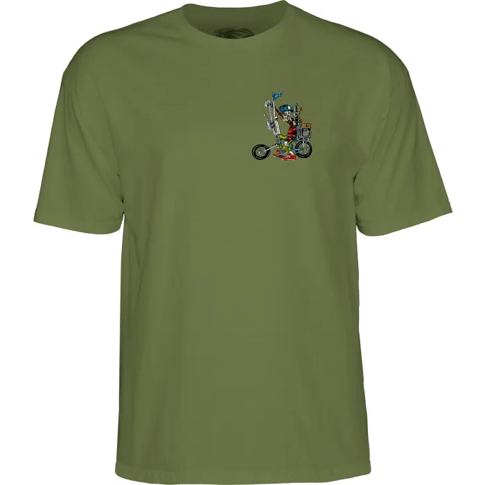 Powell Peralta Cab Chopper Military T-Shirt [Size: M]