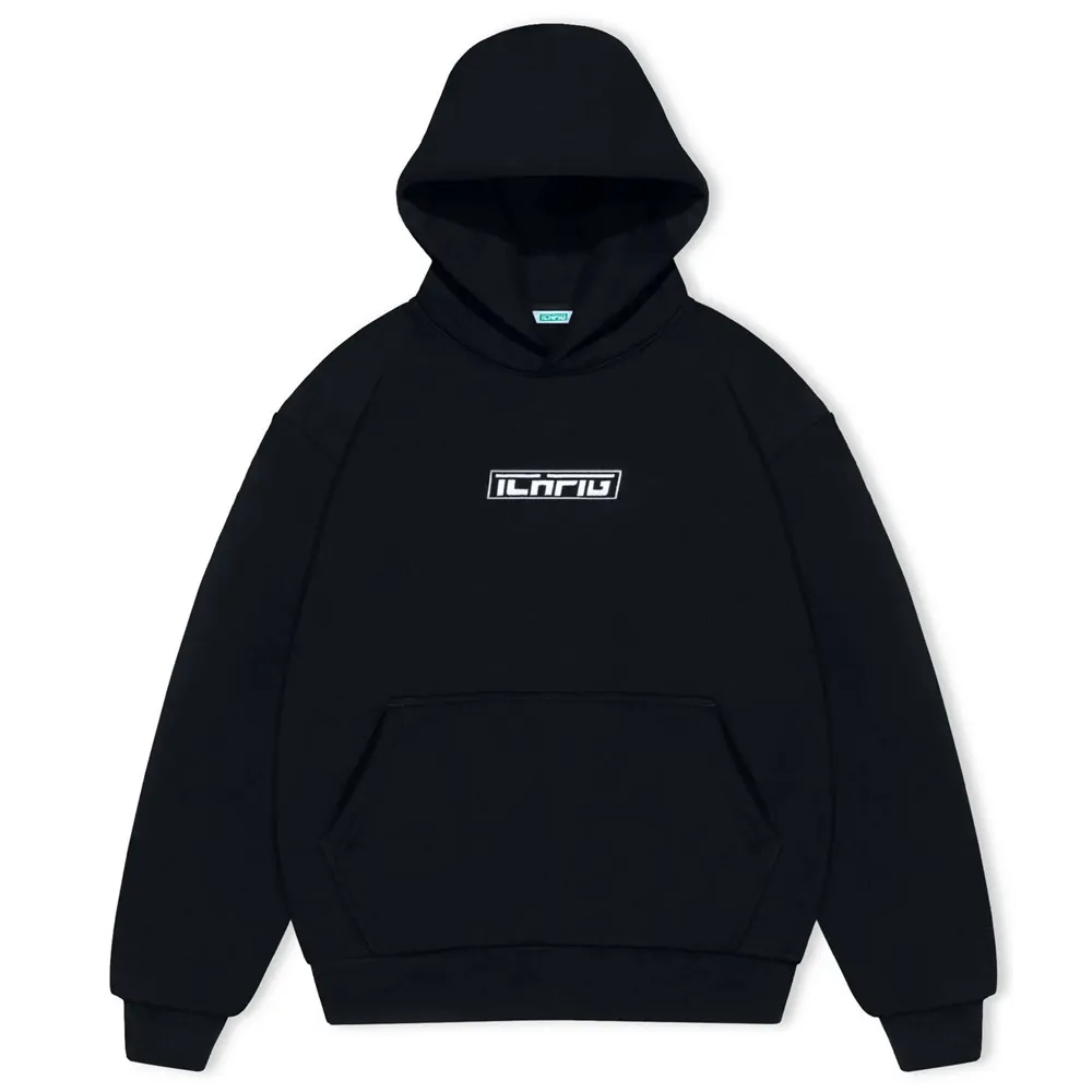 Ichpig Strike Cordless Black White Hoodie [Size: XL]