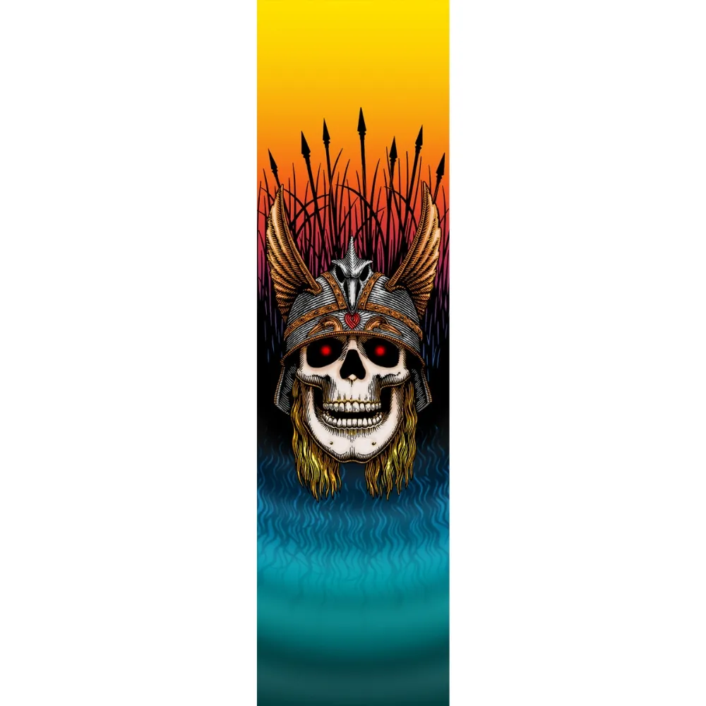 Powell Andy Anderson Skull 10.5 x 33 Skateboard Grip Tape Sheet