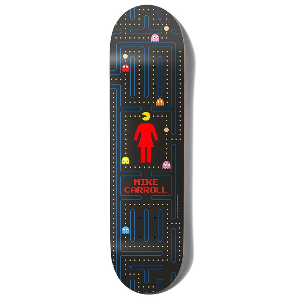 Girl Pac Man Collection Mike Carroll 8.0 Skateboard Deck