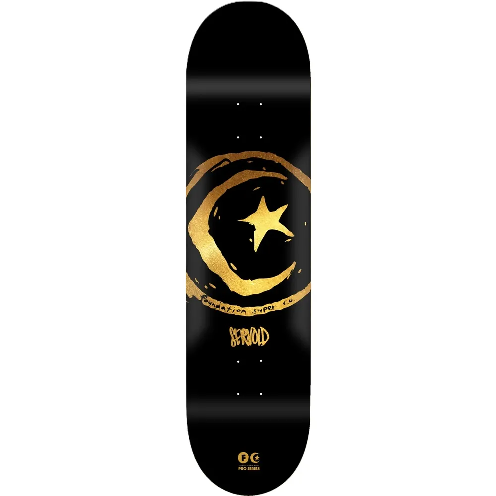 Foundation Servold Star & Moon 8.25 Skateboard Deck