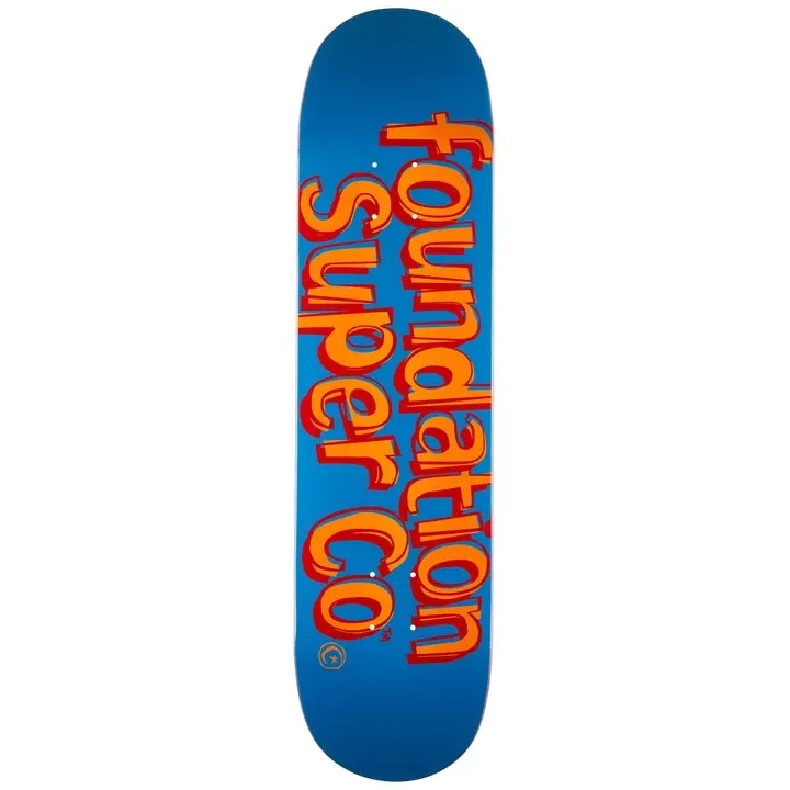 Foundation Super Co Blue 8.0 Skateboard Deck