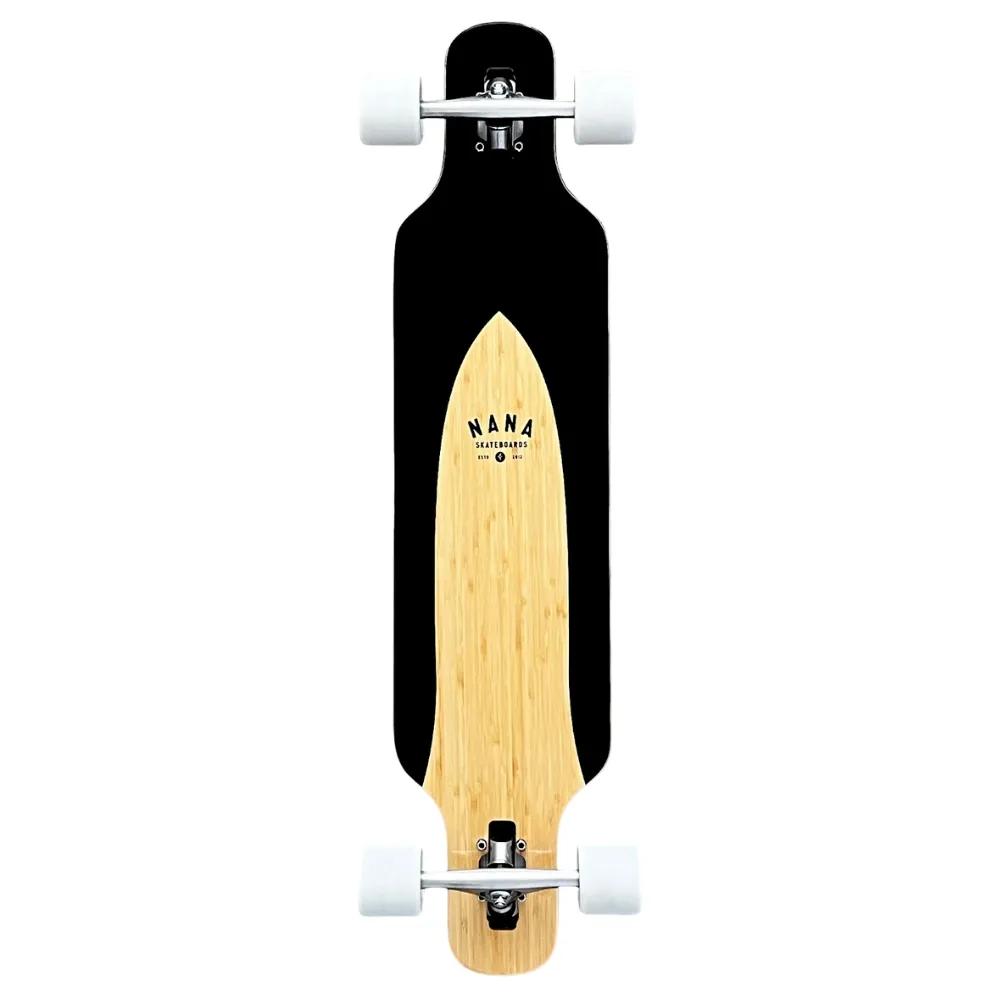 Nana Push Ranger Tenor Black Drop Through 40 Longboard Skateboard