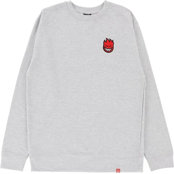 Spitfire Lil Bighead Fill Grey Crew Jumper [Size: M]