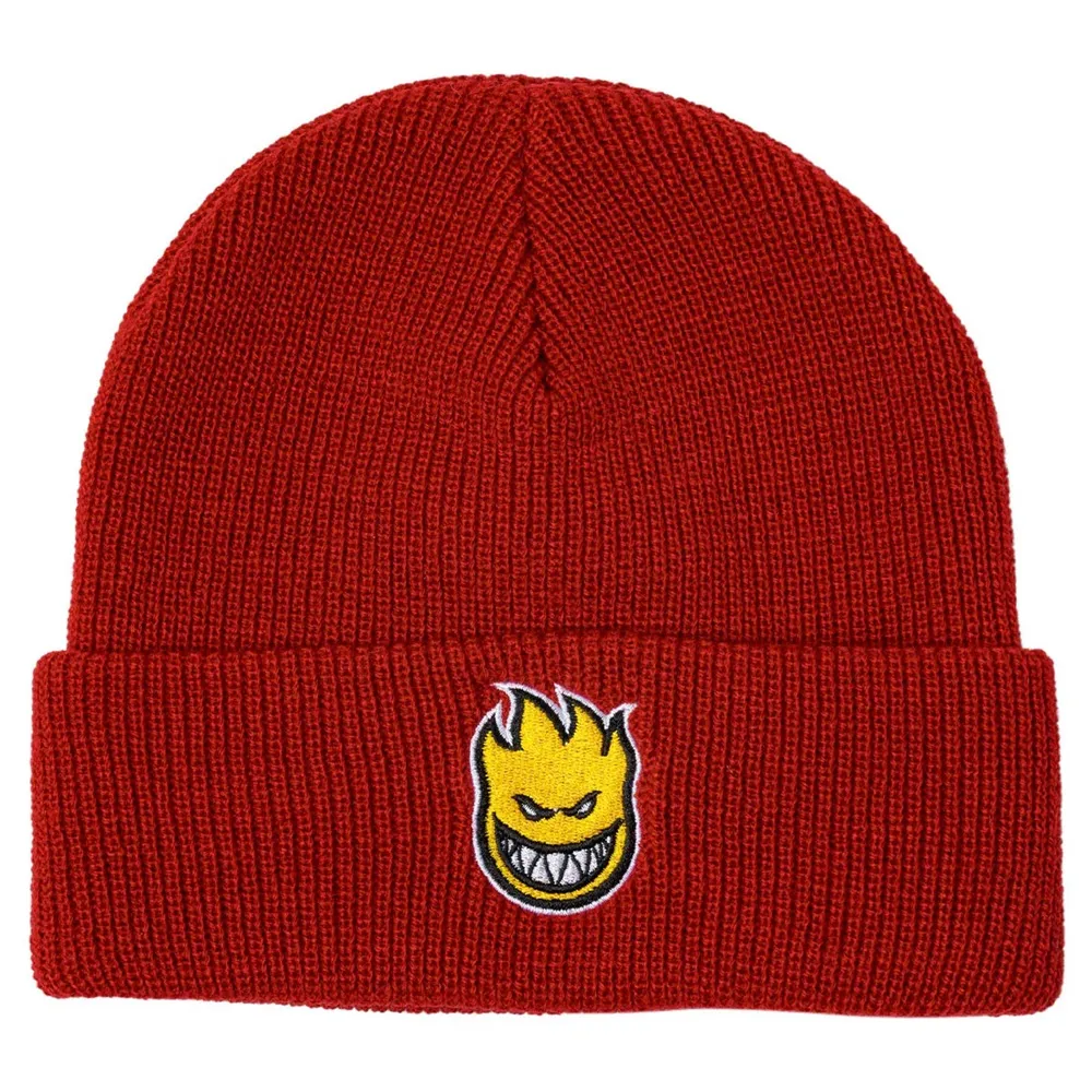 Spitfire Bighead Fill Dark Red Gold Beanie