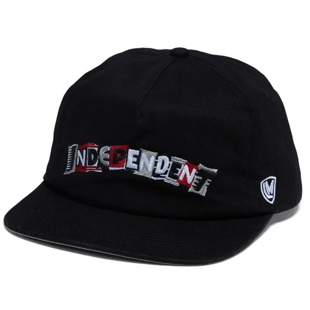 Independent Lance Mountain Ransom Black Snapback Hat