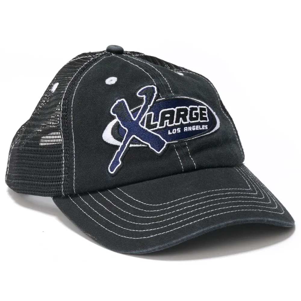 XLarge Big X Low Pro Black Trucker Hat