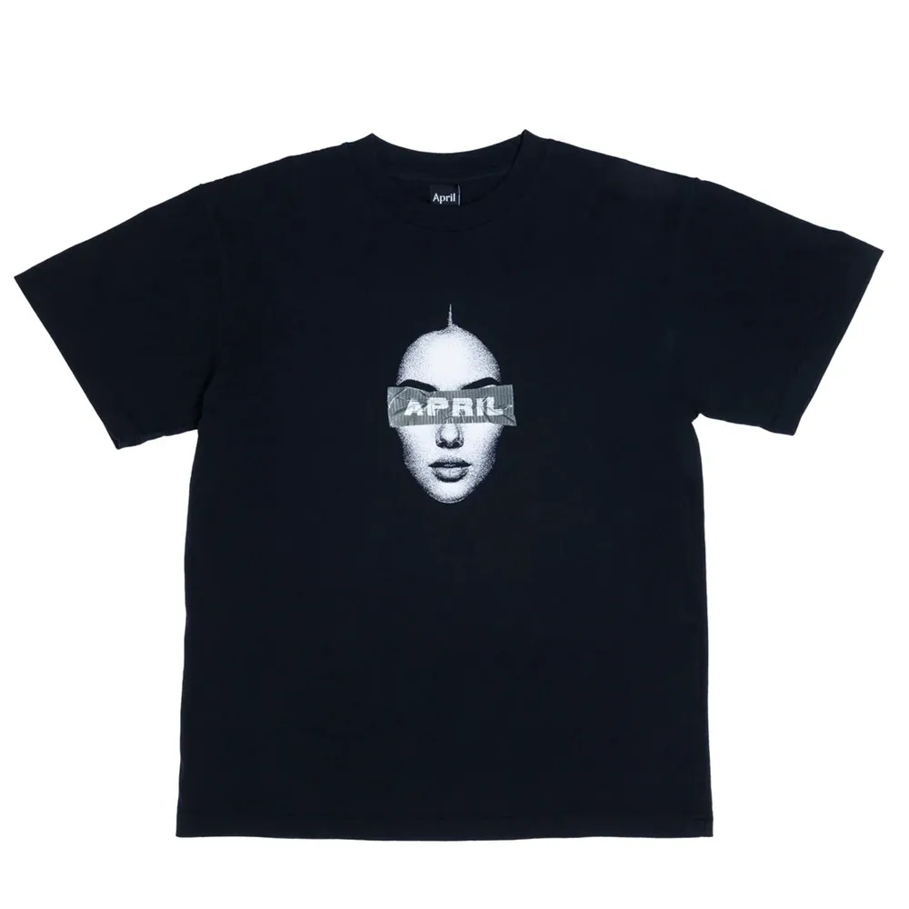 April Duct Black T-Shirt [Size: M]