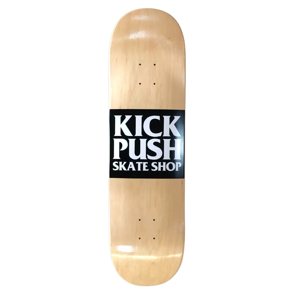 Kick Push American Pro Shaped Natural 8.625 Skateboard Deck