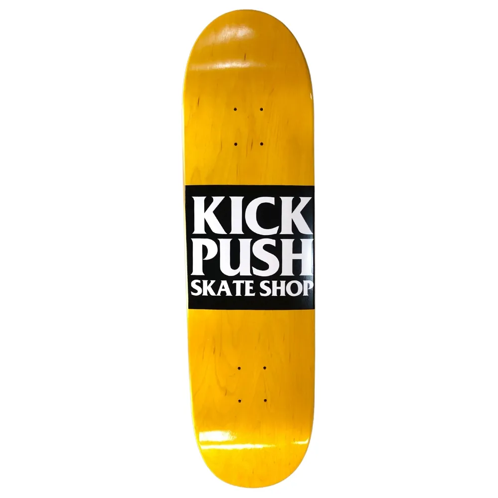 Kick Push American Pro Egg Yellow 8.25 Skateboard Deck