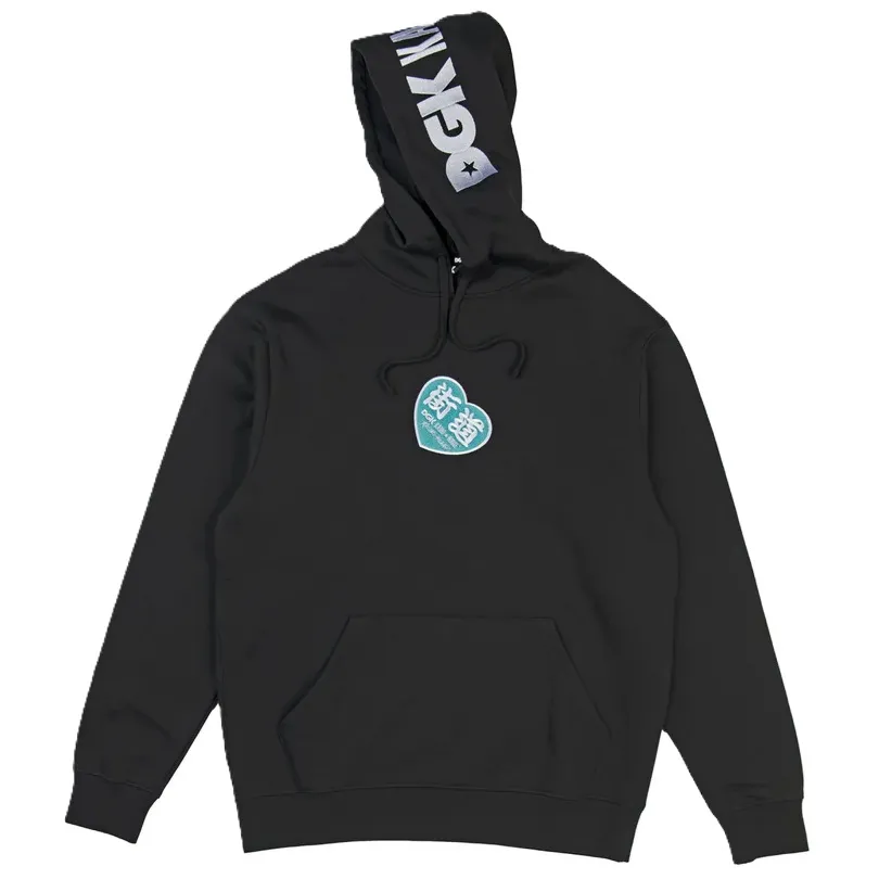 DGK X Kaido House Zokusha Black Hoodie [Size: S]