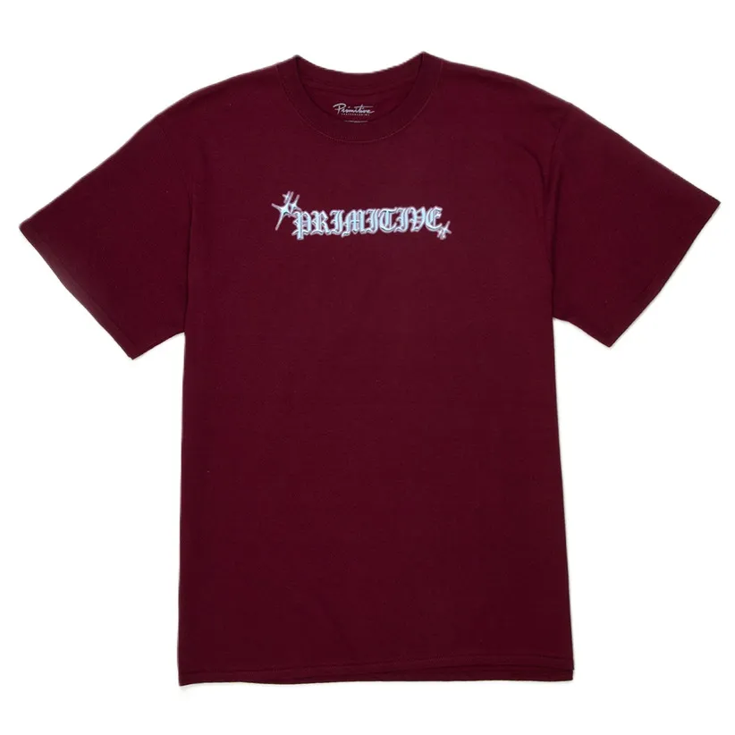 Primitive Sting Burgundy T-Shirt [Size: M]