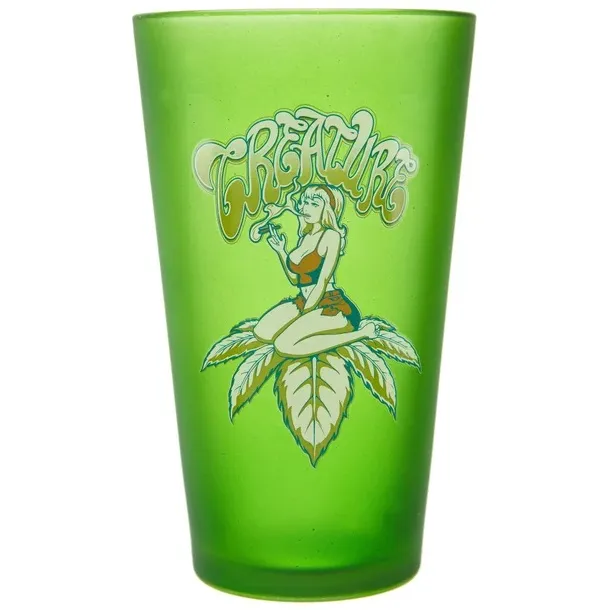 Creature Top Shelf Green Pint Glass