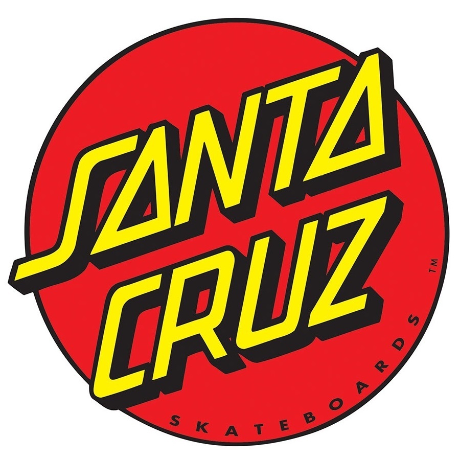 Santa Cruz Classic Dot 12" Sticker