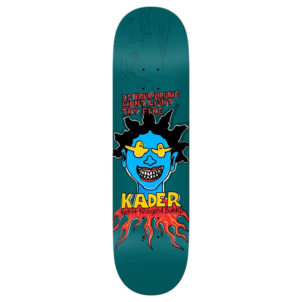 Krooked Guest Kader 8.5 Skateboard Deck