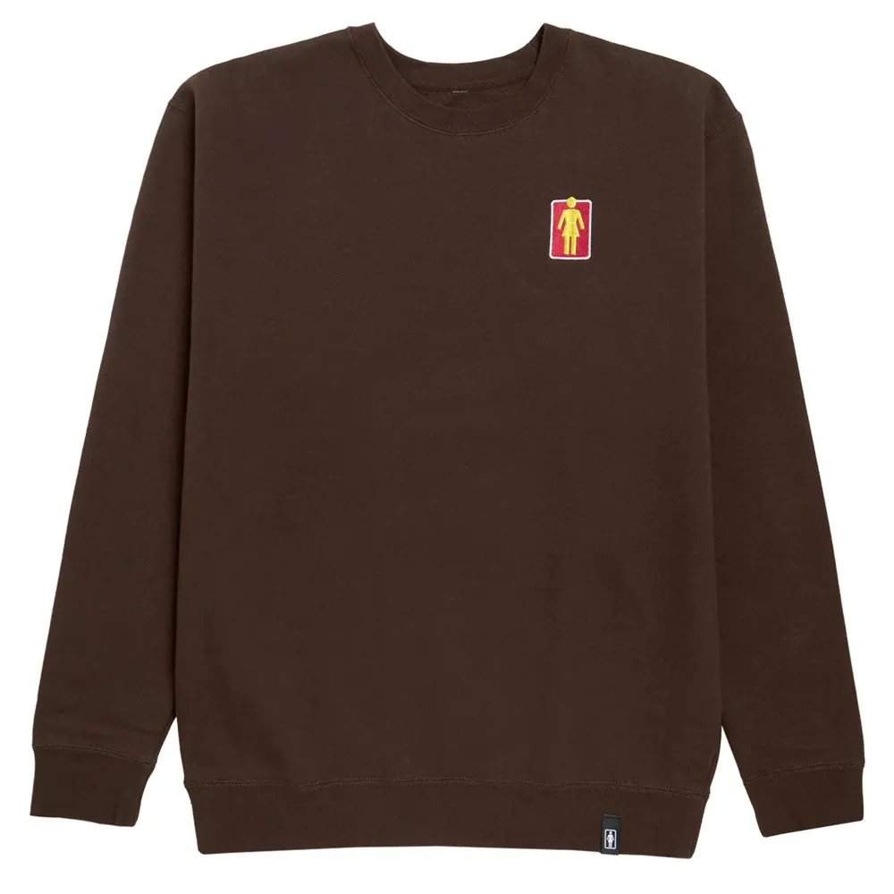 Girl 93 Til Lovers OG Brown Crew Jumper [Size: M]