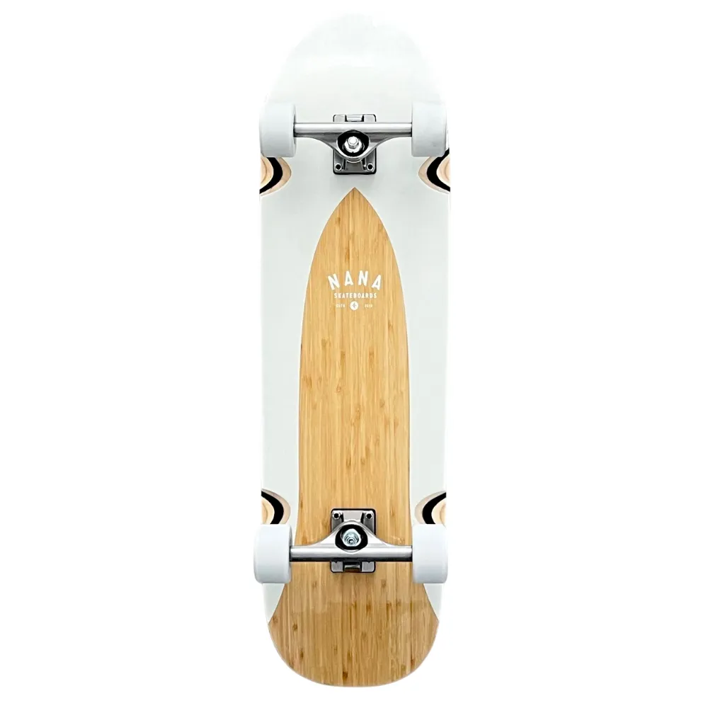 Nana Boomer Tenor White 35 Cruiser Skateboard