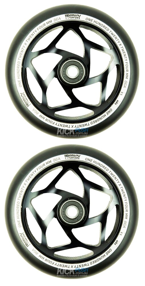 Envy Prodigy S8 120mm Scooter Wheels Set Of 2 Black Black