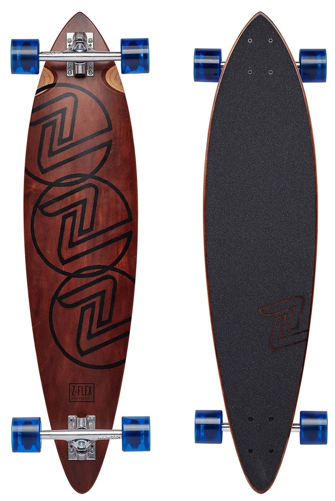 Z-Flex Pintail Complete Longboard Skateboard Trinity