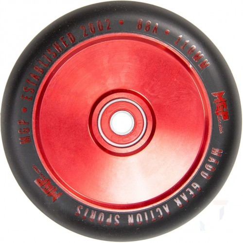 Mgp Pro Corrupt Hollow 110mm Scooter Wheels Set Of 2 Black Red Ebay