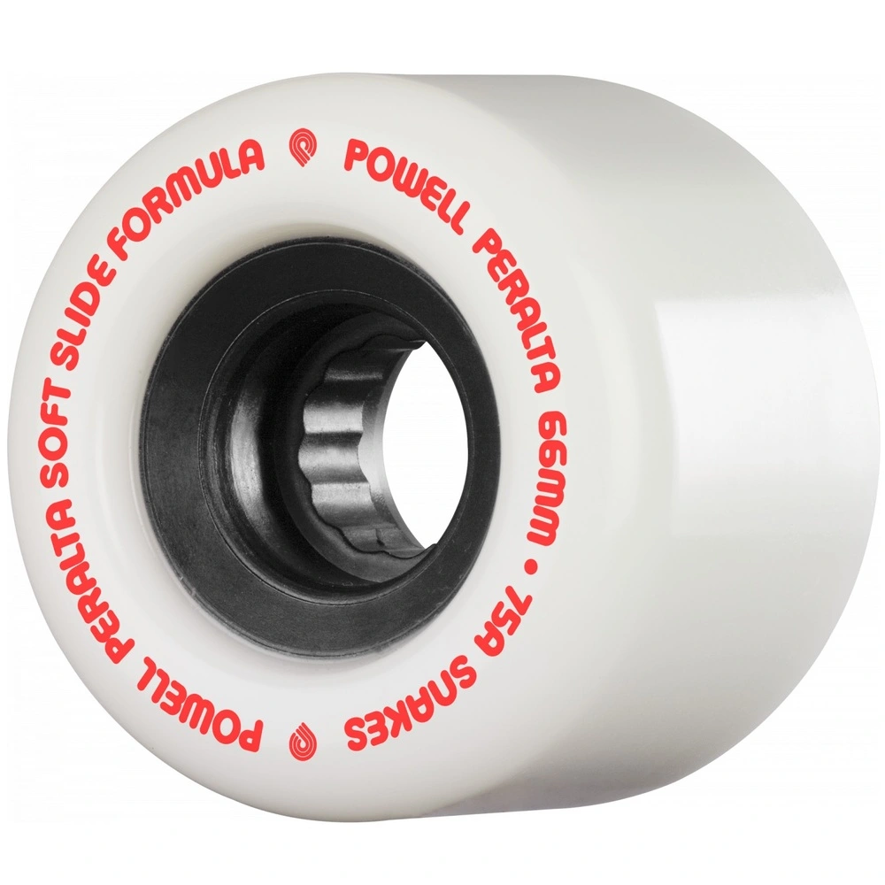 Powell Peralta Snakes White SSF 75A 66mm Skateboard Wheels