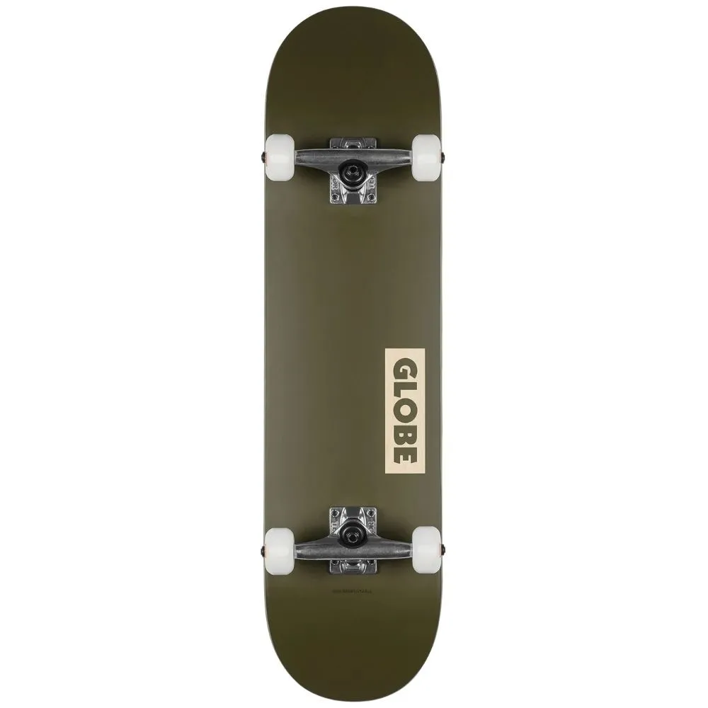 Globe Goodstock Fatigue Green 8.25 Complete Skateboard