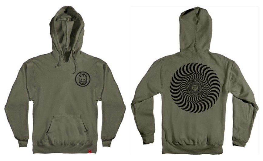 spitfire glow in the dark hoodie