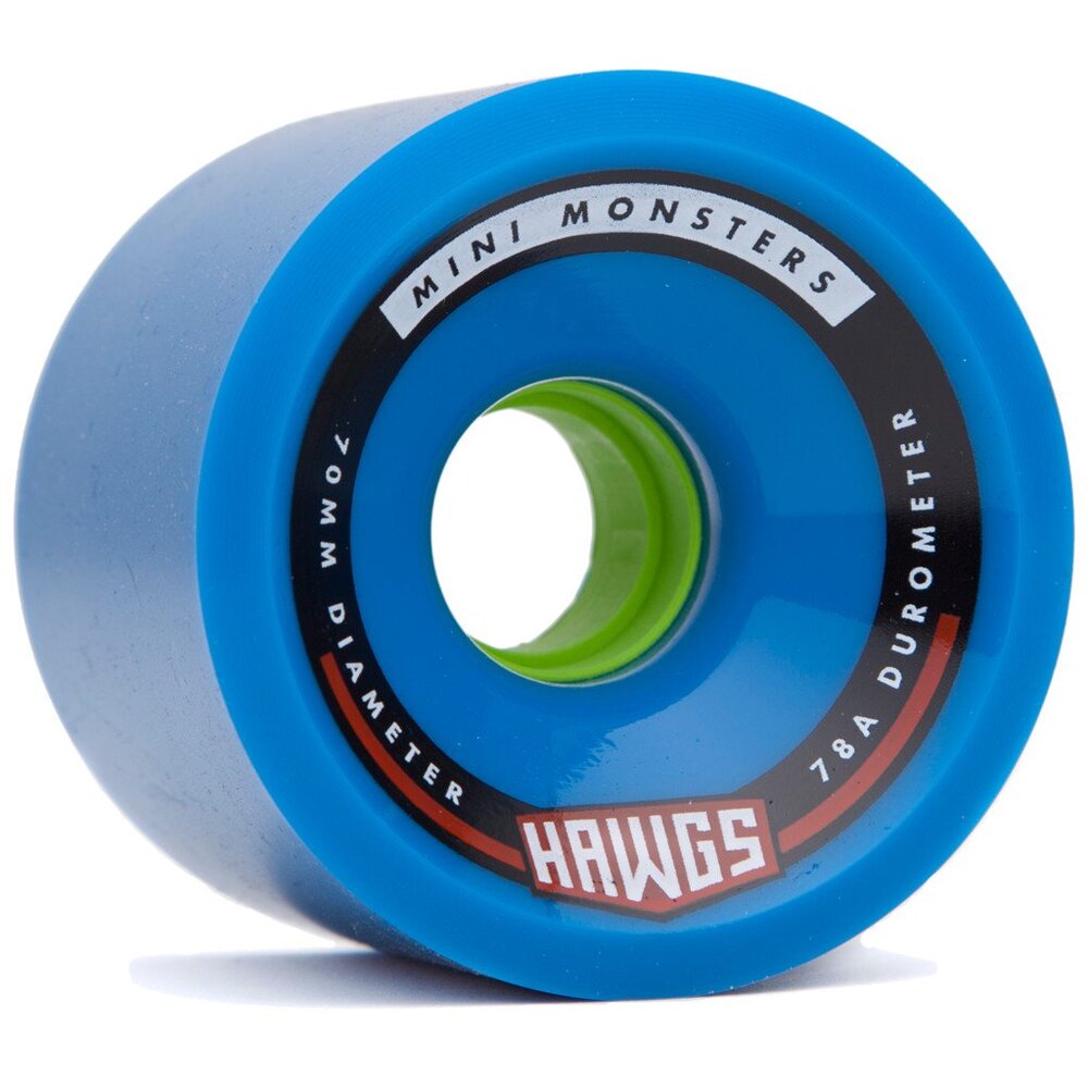 Hawgs Longboard Skateboard Wheels Mini Monsters Blue 70mm eBay