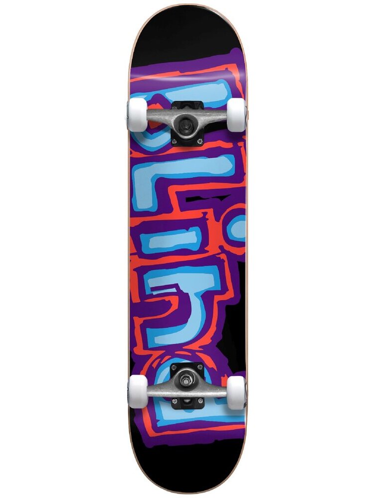 Blind Complete Skateboard Matte OG 7.875 Wide Purple Red Blue