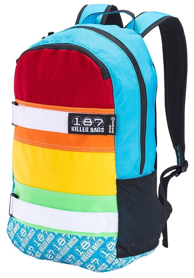 rainbow mesh backpack