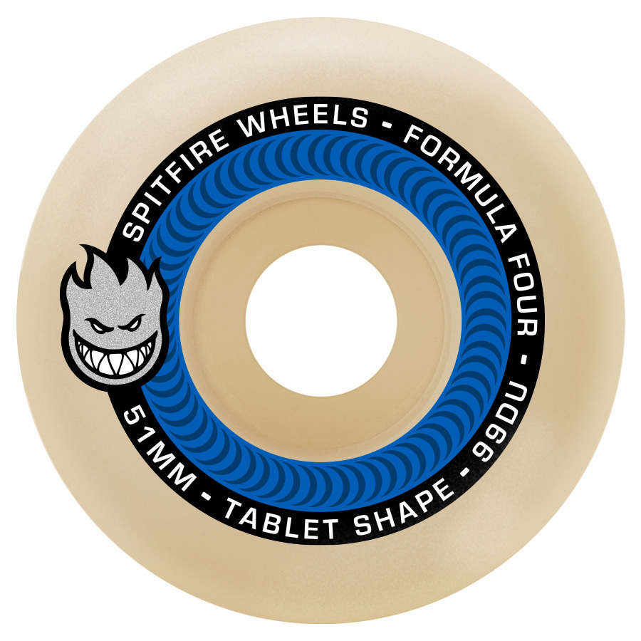 Spitfire Tablets F4 99D 51mm Skateboard Wheels