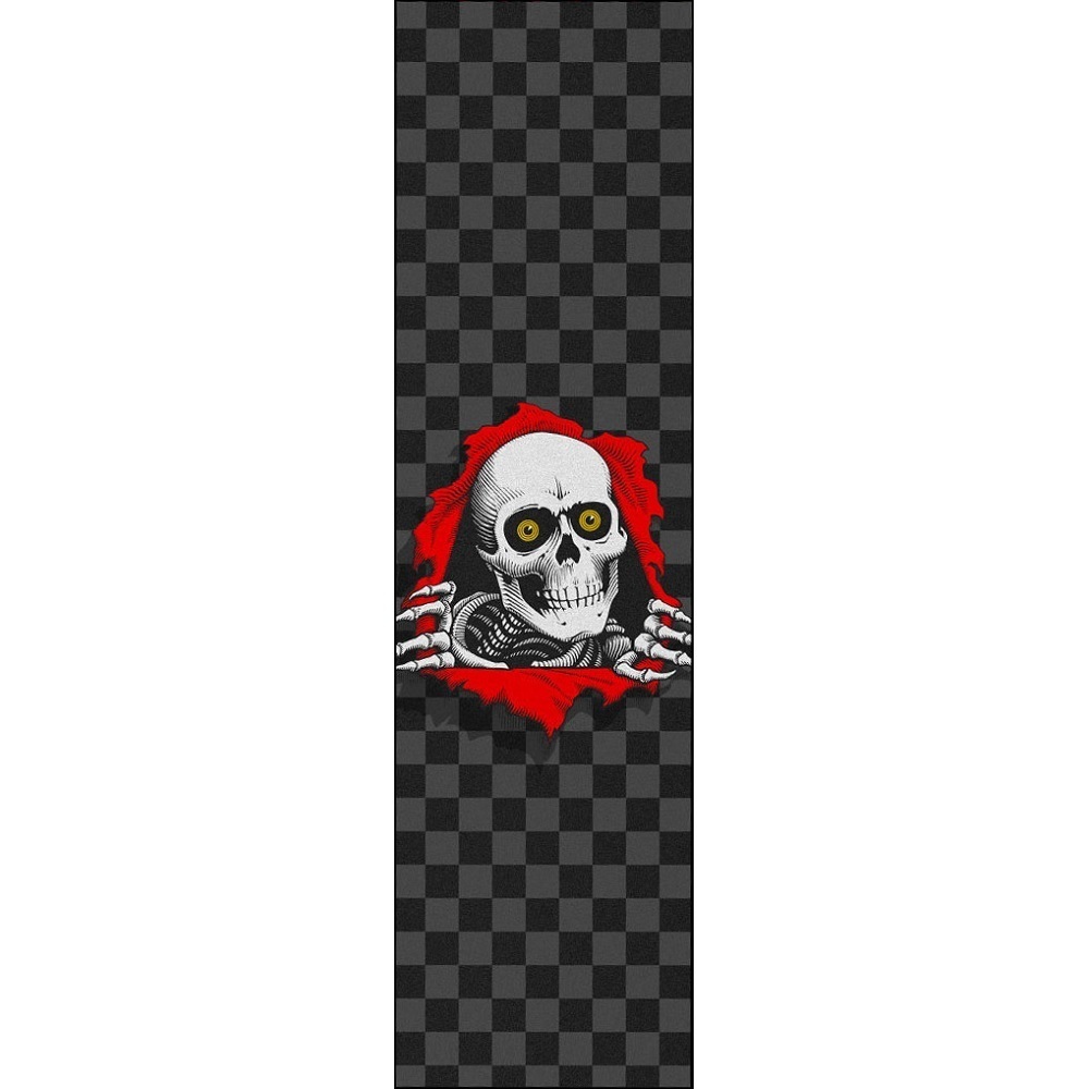 Powell Peralta Ripper Checkers 10.5 x 33 Skateboard Grip Tape Sheet