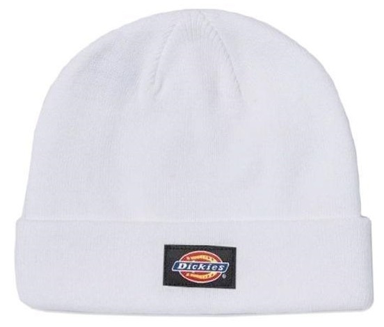 white faux hat