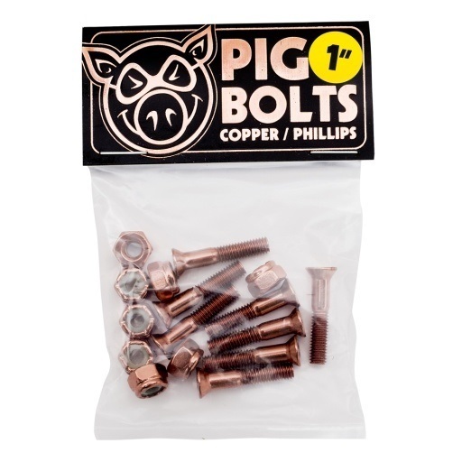 Pig Phillips Copper 1 Inch Skateboard Hardware