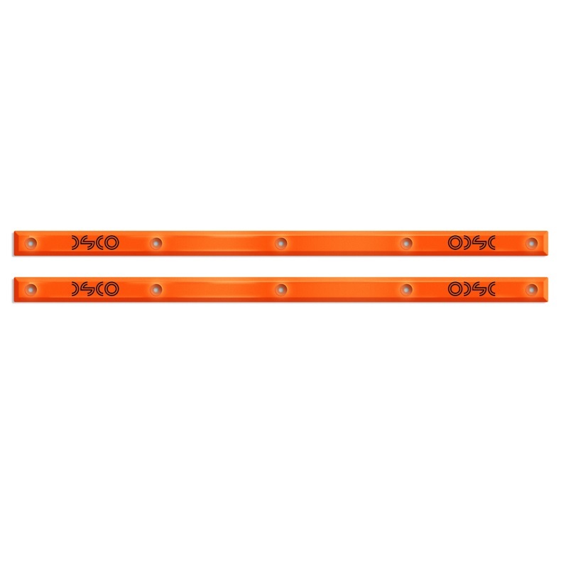 DSCO Icy Blocks Orange Quadrant Skateboard Rails