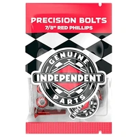 Independent Phillips 7/8 Inch Black Red Skateboard Hardware