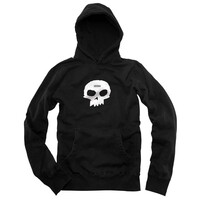 Zero Single Skull Black White Hoodie