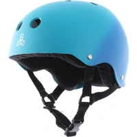 Triple 8 Brainsaver Sweatsaver Blue Fade Rubber Helmet