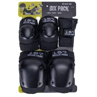 187 Six Pack Black Pad Set