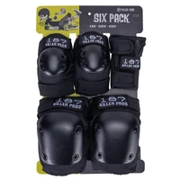 187 Six Pack Junior Black Pad Set