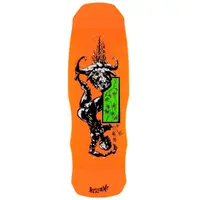 Welcome Horny On Dark Lord Neon Orange 9.75 Skateboard Deck