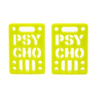 Vision Psycho Yellow 1/8 Skateboard Riser Set