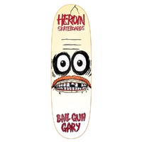 Heroin Bail Gun Gary 3 Symmetrical 9.75 Skateboard Deck