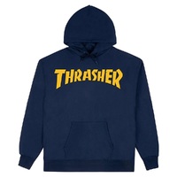 Thrasher Cover Logo Navy Hoodie