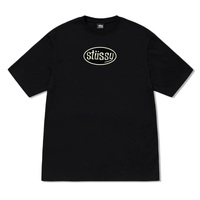 Stussy Pitstop Heavy Weight Pigment Black T-Shirt