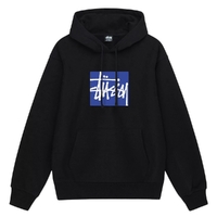 Stussy Stock Box Pigment Black Hoodie