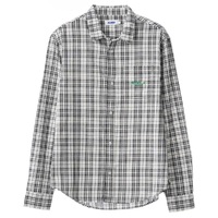 XLarge 91 Flower Check White Long Sleeve Button Up Shirt