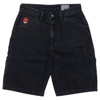 Spitfire Bighead Fill Denim Black Shorts