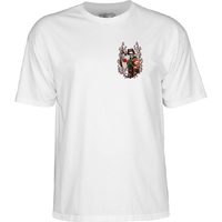 Powell Peralta Sakura Yosozumi Samurai White T-Shirt