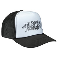 Thrasher X Antihero Mag Banner Black White Trucker Hat